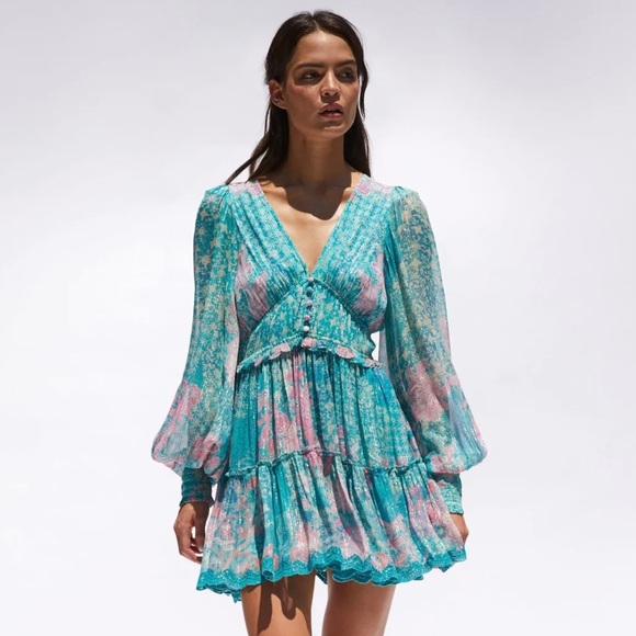 HEMANT & NANDITA Xari Mini Dress - Picture 3 of 12